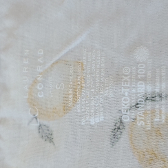 Lauren Conrad Lemon PJ Set - Picture 3 of 3